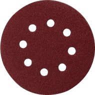 Schuurschijf 125 mm red velcro
