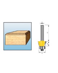 Afkantfrees met kogellager