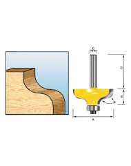 S-profielfrees met kogellager