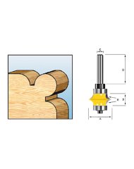 Kraalprofielfrees met kogellager