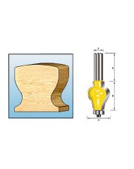 Handgreepprofielfrees met kogellager