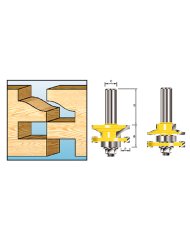 Contraprofielfreesset met kogellager