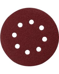 Schuurschijf 125 mm red velcro