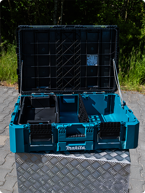 Grote opbergbox Makita Maktrak De grote opbergbox van de Makita Maktrak