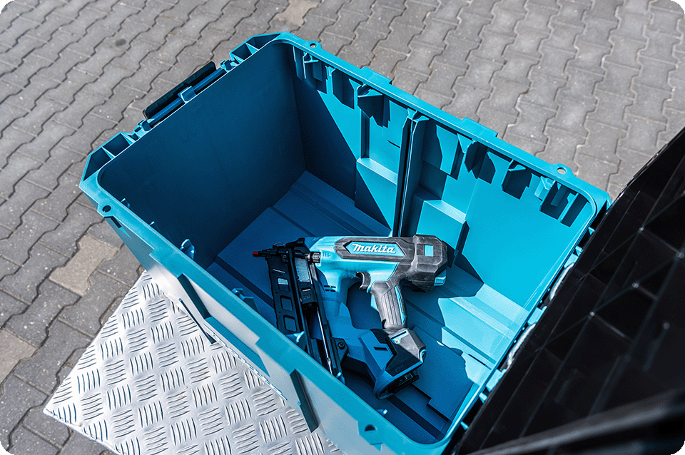 Hoge opbergbox Maktrak De Maktrak hoge opbergbox met tacker