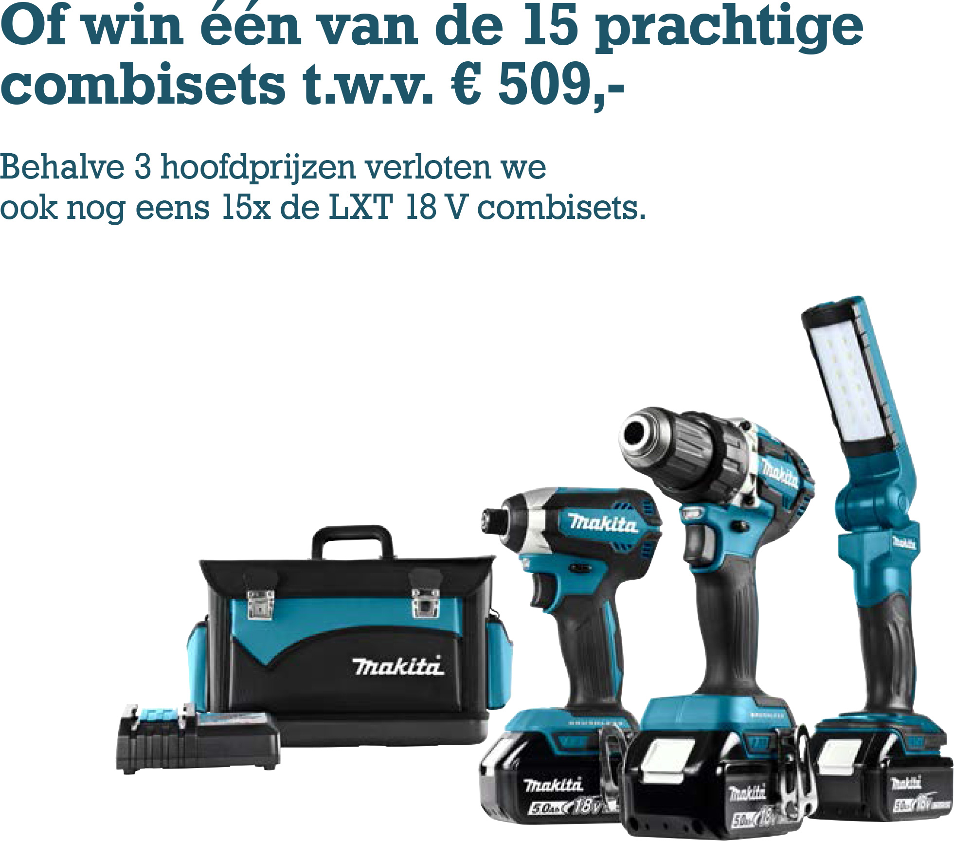 Makita winnen